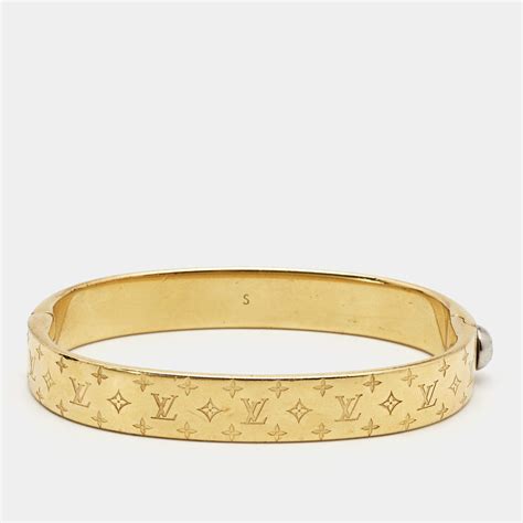 louis vuitton monogram cuff bracelet|louis vuitton nanogram cuff bracelet.